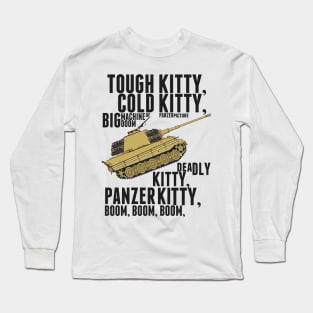 Tough Kitty Cold Kitty - Tiger II Long Sleeve T-Shirt